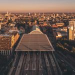 aerial-view-st-pancras-international-railway-station-cinematic-sunset-sky